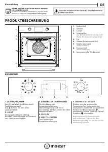 Bedienungsanleitung Indesit IFWS 3841 JH IX Backofen
