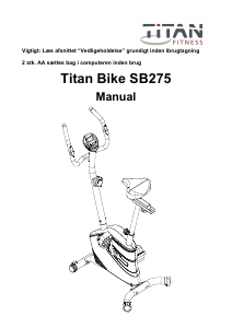 Brugsanvisning Titan Fitness SB275 Motionscykel