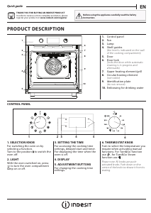 Handleiding Indesit IFWS 3844 JP IX Oven