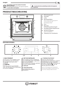 Handleiding Indesit IFWS 4841 JH BL Oven