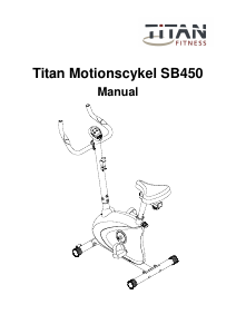 Brugsanvisning Titan Fitness SB450 Motionscykel