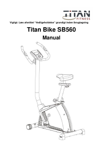 Brugsanvisning Titan Fitness SB560 Motionscykel