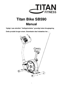 Brugsanvisning Titan Fitness SB590 Motionscykel