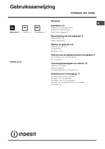Handleiding Indesit K3C51.A (W)/U Fornuis
