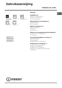 Manual Indesit K3C51.A (W)/U Fogão