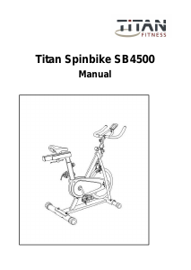 Brugsanvisning Titan Fitness Spinbike SB4500 Motionscykel