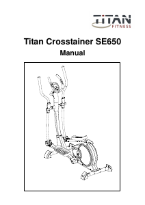 Brugsanvisning Titan Fitness SE650 Crosstrainer