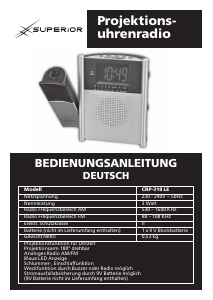 Bedienungsanleitung Superior CRP-318 LE Uhrenradio
