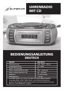 Bedienungsanleitung Superior KW 202 N Uhrenradio