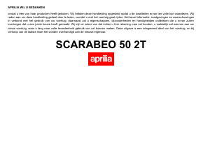 Handleiding Aprilia Scarabeo 50 2T (2006) Scooter