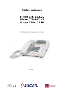 Instrukcja Slican CTS-102.HT Telefon