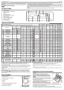 Manuál Indesit BDE 761483X WS EE N Pračka se sušičkou