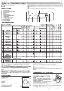 Manuál Indesit BDE 861483X WS EU N Pračka se sušičkou