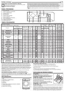 Instrukcja Indesit BDE 861483X WS EU N Pralko-suszarka