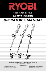 Manual Ryobi 137r Grass Trimmer