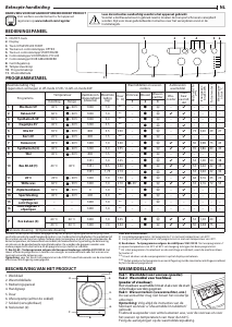 Handleiding Indesit EWD 71452 W EU N Wasmachine