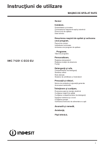 Manual Indesit IWC 71251 C ECO (EU) Mașină de spălat