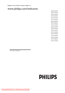 Manual Philips 40PFL6605H LED Television