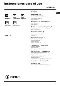 Bedienungsanleitung Indesit WIL 105 (EX) Waschmaschine