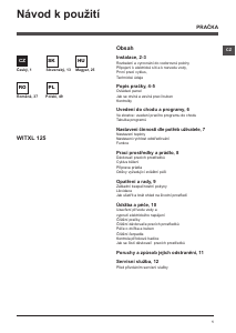 Návod Indesit WITXL 125 (EE) Práčka