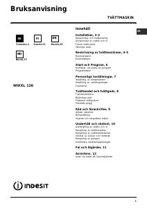 Käyttöohje Indesit WIXXL 126 (EU).1 Pesukone