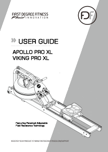 Manual First Degree Fitness Apollo Pro XL Rowing Machine