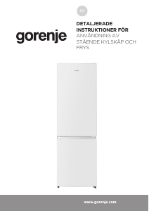 Bruksanvisning Gorenje NRK620FEW4 Kyl-frys