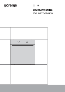 Bruksanvisning Gorenje BPS6737E07B Ugn