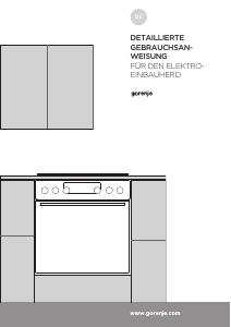 Bedienungsanleitung Gorenje BCPI637TXOT Backofen