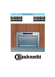 Mode d’emploi Bauknecht EMCCD 3602 BL Micro-onde