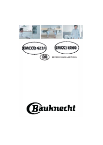 Bedienungsanleitung Bauknecht EMCCI 8560 SW Mikrowelle