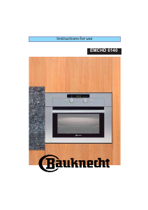 Manual Bauknecht EMCHD 6140 IN Microwave