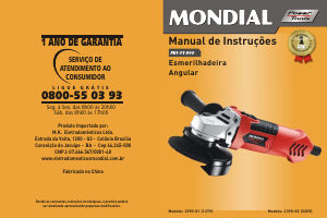 Manual Mondial FES-01-800 Rebarbadora