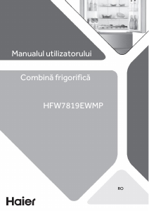 Manuál Haier HFW7819EWMP Lednice s mrazákem
