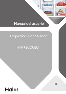 Manual de uso Haier HFF-750CGBJ Frigorífico combinado