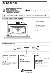 Manuale Bauknecht EMDK7 6638 PT Microonde