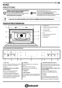 Bedienungsanleitung Bauknecht EMDK7 CT638 PT Mikrowelle
