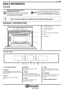 Manual Bauknecht EMDR4 5638 PT Microwave