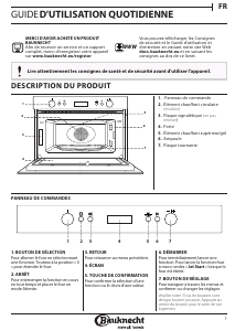 Mode d’emploi Bauknecht EMDR6 6638 PT Micro-onde