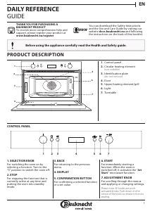 Manual Bauknecht EMDR6 6638 PT Microwave