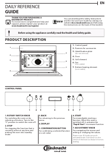 Manual Bauknecht EMEK7 6845 PT Microwave
