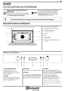 Mode d’emploi Bauknecht EMEK7 6845 PT Micro-onde