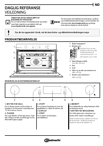 Bruksanvisning Bauknecht EMEK7 CP545 PT Mikrobølgeovn