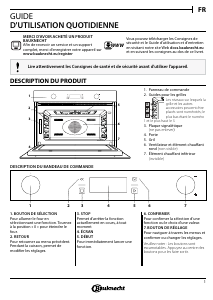 Mode d’emploi Bauknecht EMEK7 CP545 PT Micro-onde