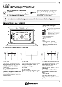 Mode d’emploi Bauknecht EMEK7 CT545 PT Micro-onde