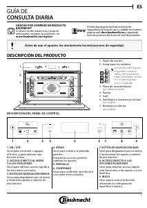 Manual de uso Bauknecht EMEK7 CT545 PT Microondas