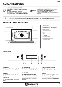 Bedienungsanleitung Bauknecht EMEK9 9545 PT Mikrowelle