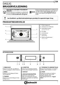 Brugsanvisning Bauknecht EMEK9 9545 PT Mikroovn