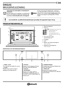 Brugsanvisning Bauknecht EMEK9 P545 PT Mikroovn