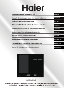 Manuale Haier HAFRSJ64MC Piano cottura